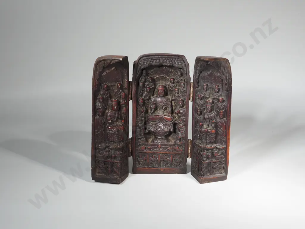 Folding Resin Buddist Temple. Image 1++