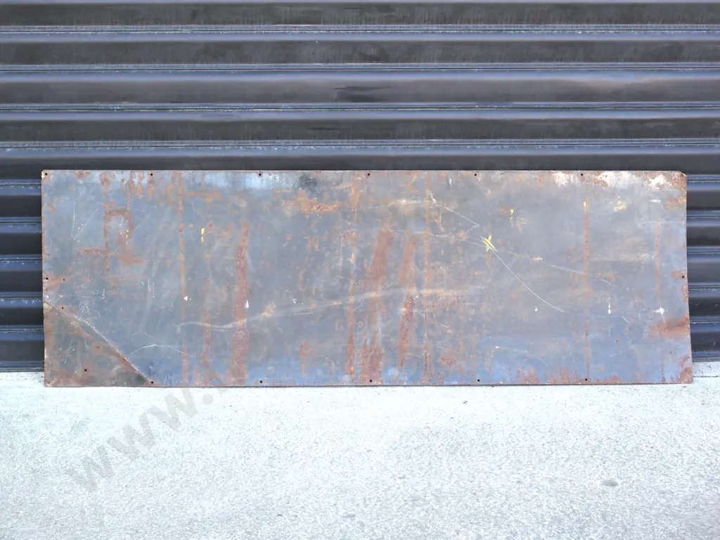 Large Enamel Dunlop Tire Sign Image 1++