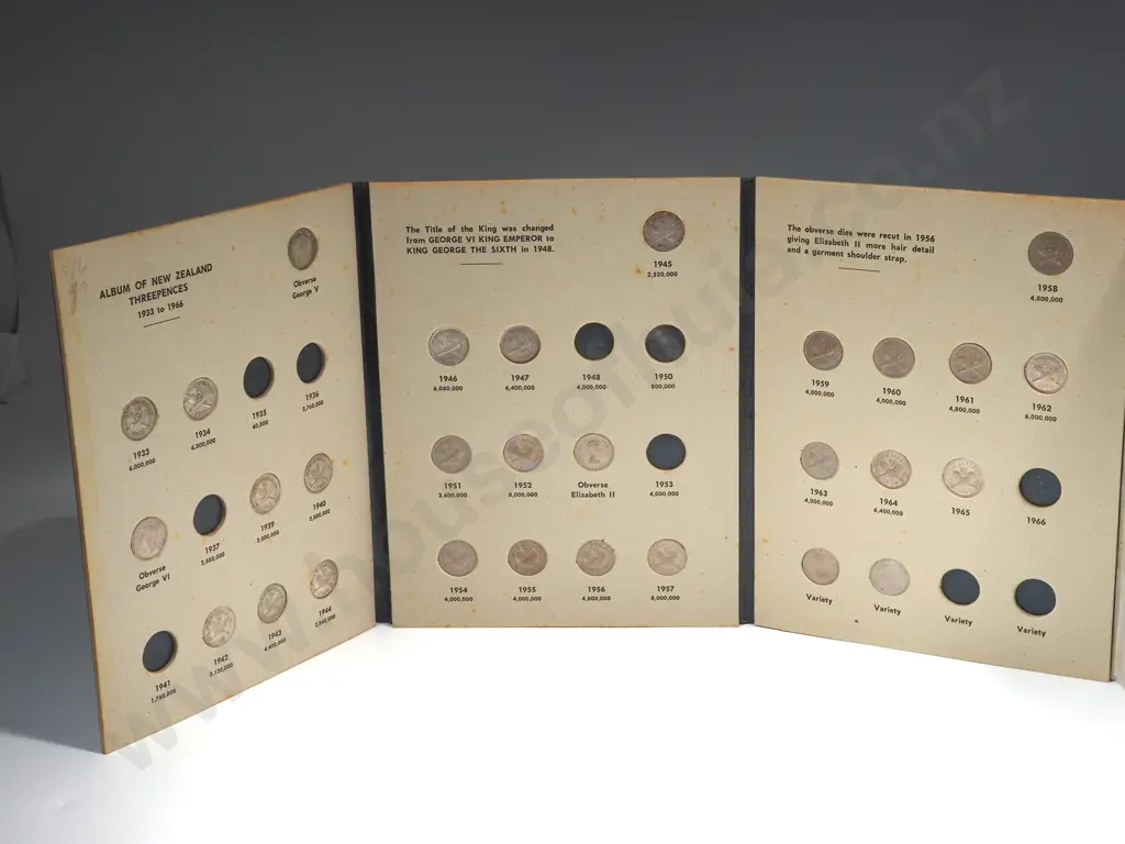 Bertrand Threepence Set - Missing Various Dates incl 1935  Image 1++