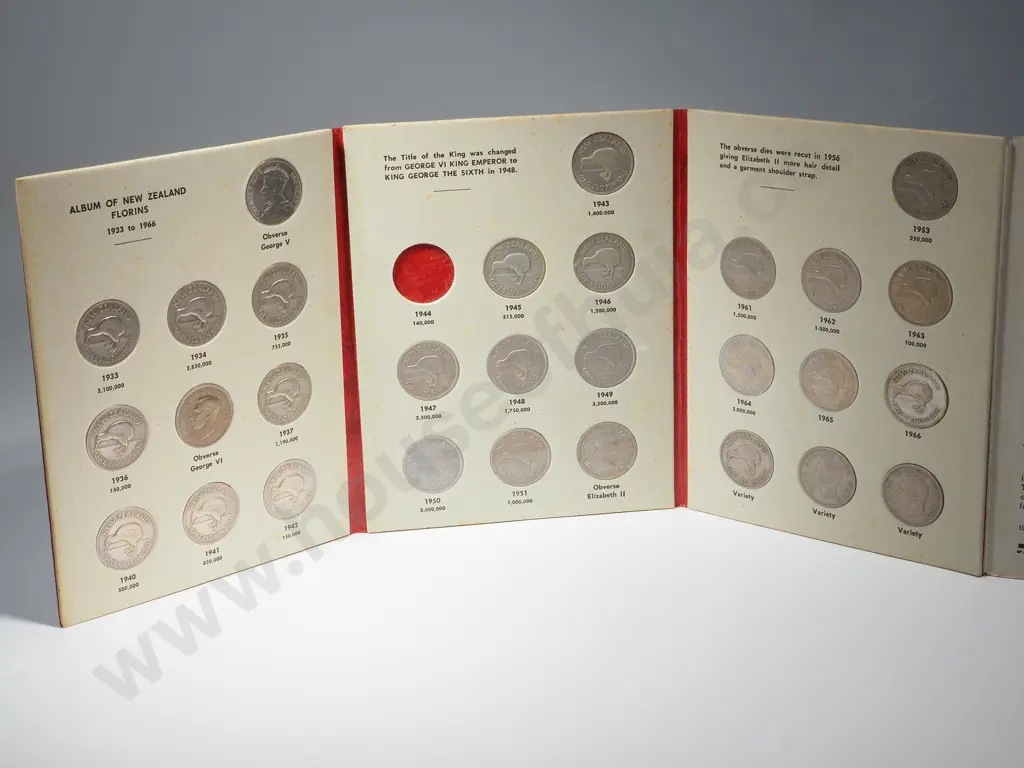 Complete Bertrand Florin Set - Missing 1944  Image 1++