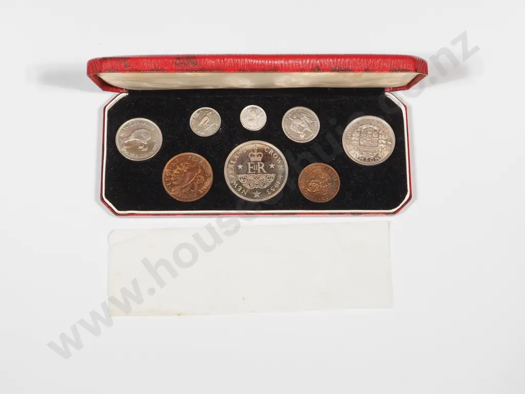 1953 New Zealand Proof Set   Image 1++