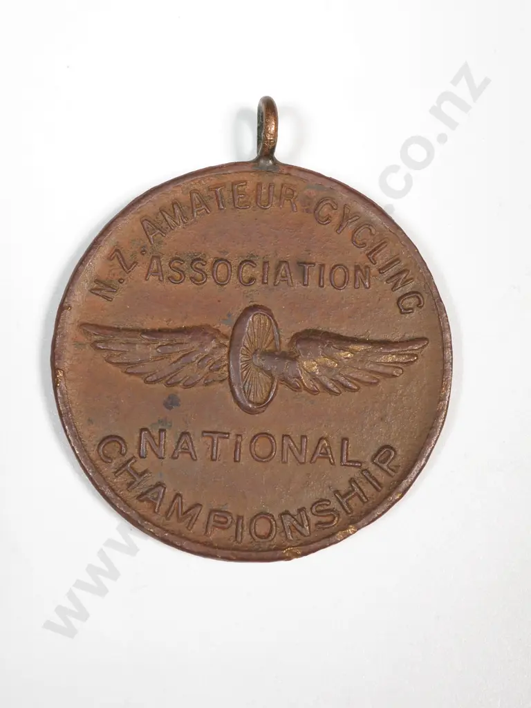 New Zealand Amateur Cycling Association Bronze National Championship Medal Image 1++
