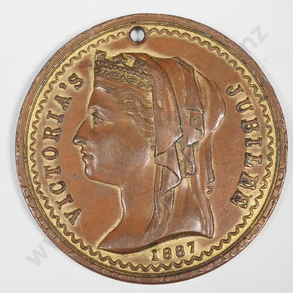 1887 Napier Commemoration G Swan Mayor  Image 1++