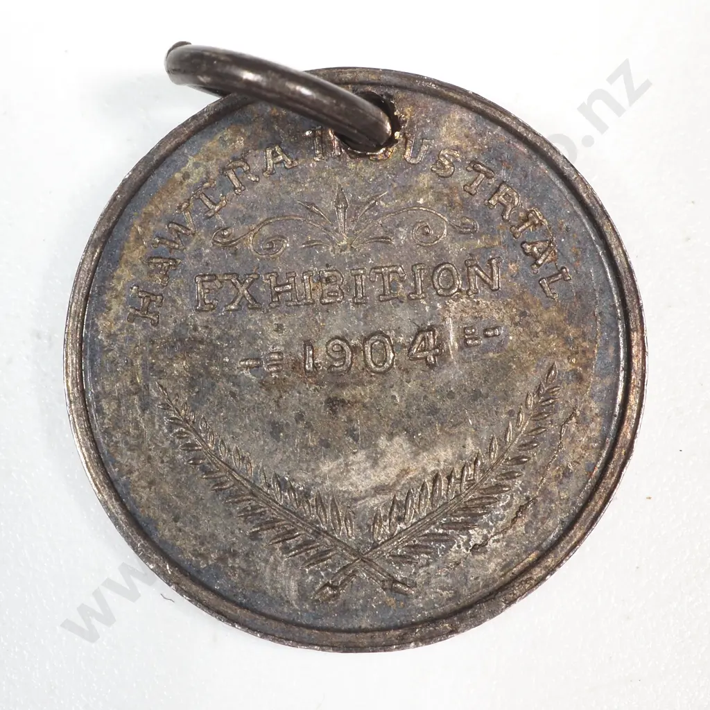 1904 Hawera Exhibition Medalette  Image 1++