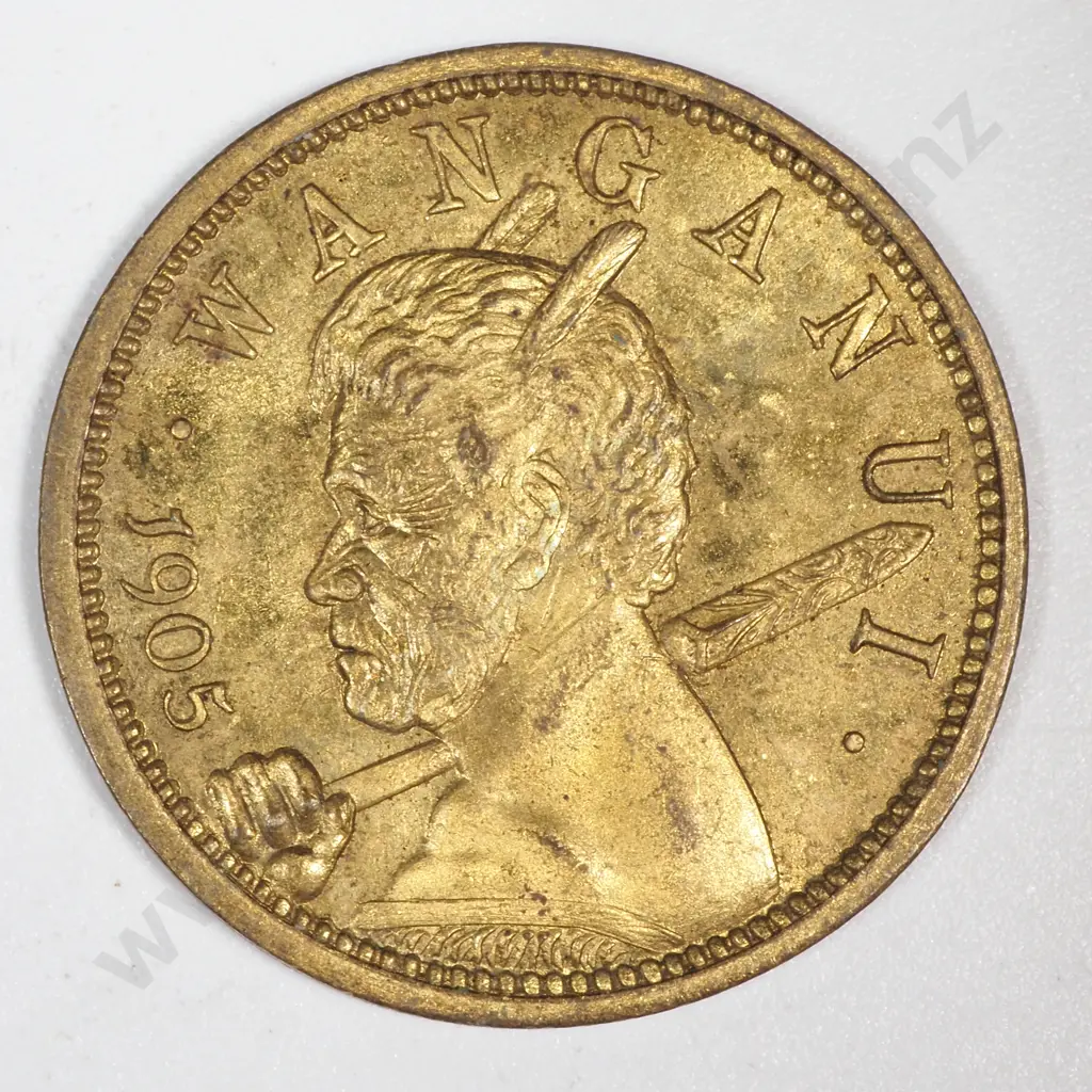 1905 Wanganui Cosmopolitan Club Token  Image 1++