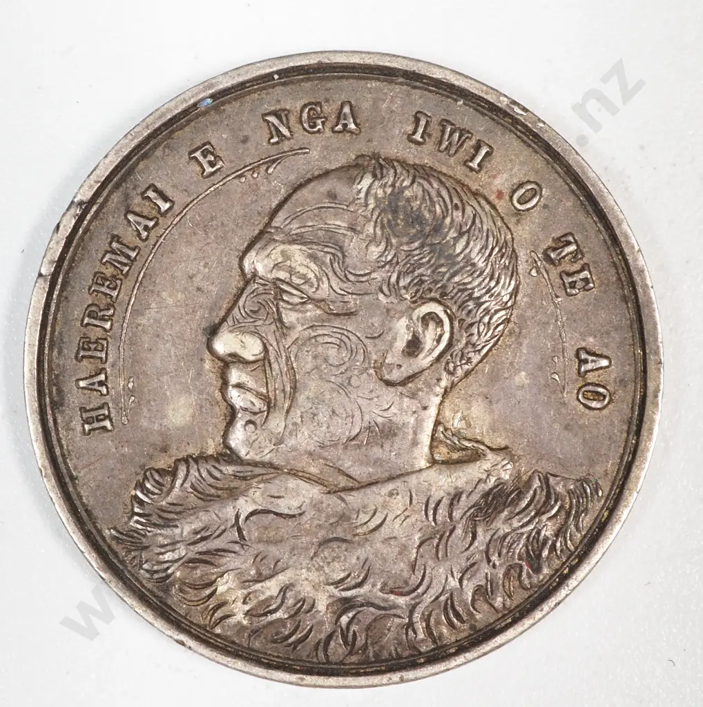 1906-07 Christchurch Exhibition Silver Token  Image 1++