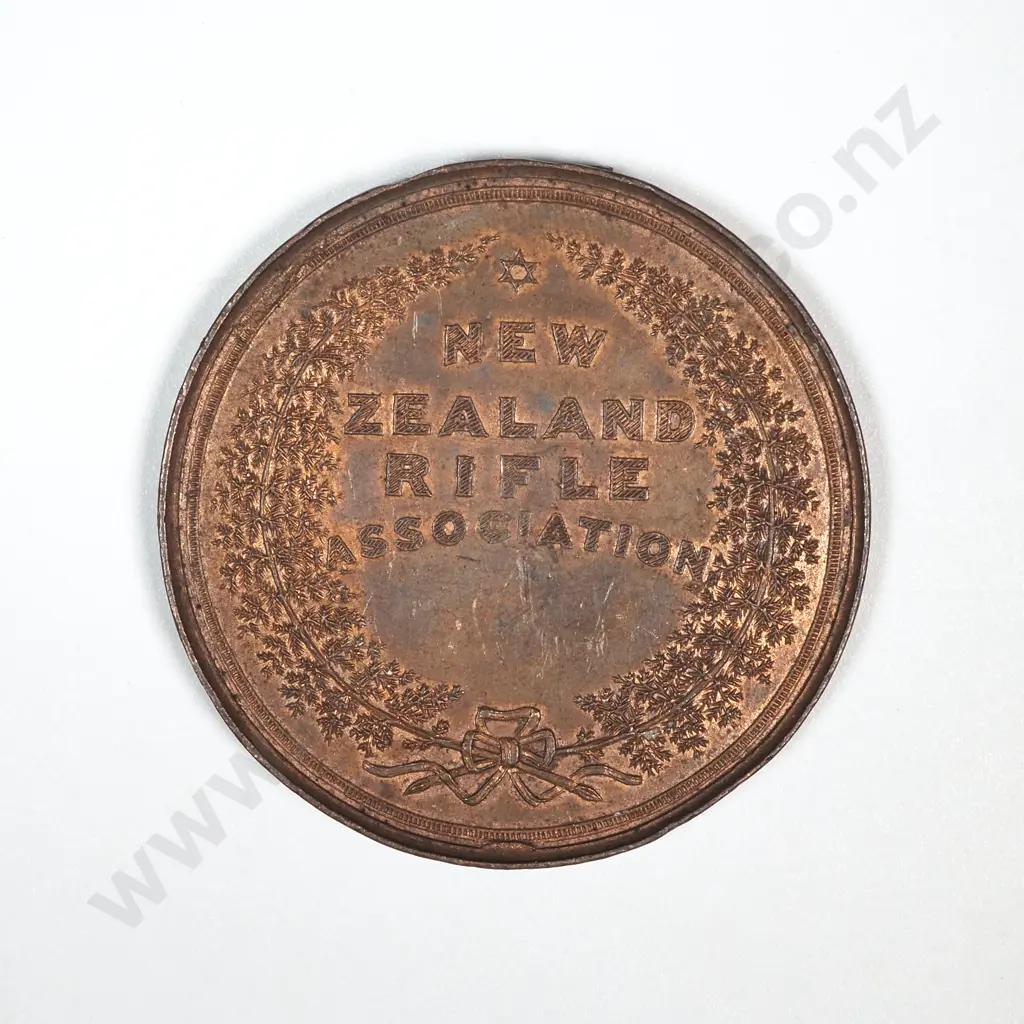 New Zealand Rifle Association Bronze Shooting Medal  Image 1++