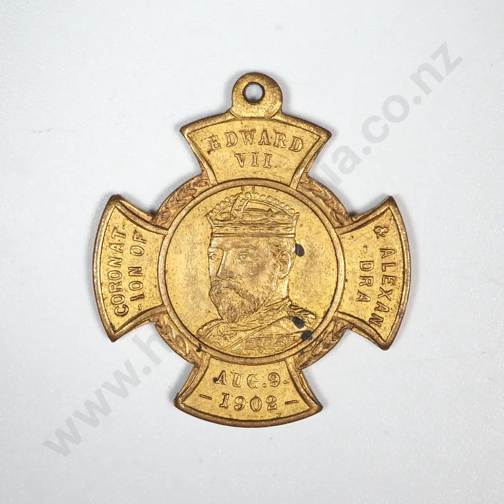 1902 Edward VII Token  Image 1++