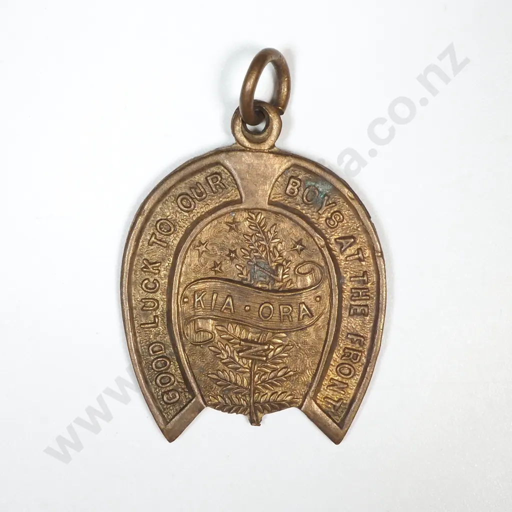 WW1 New Zealand Good Luck to Our Boys at the Front Token  Image 1++