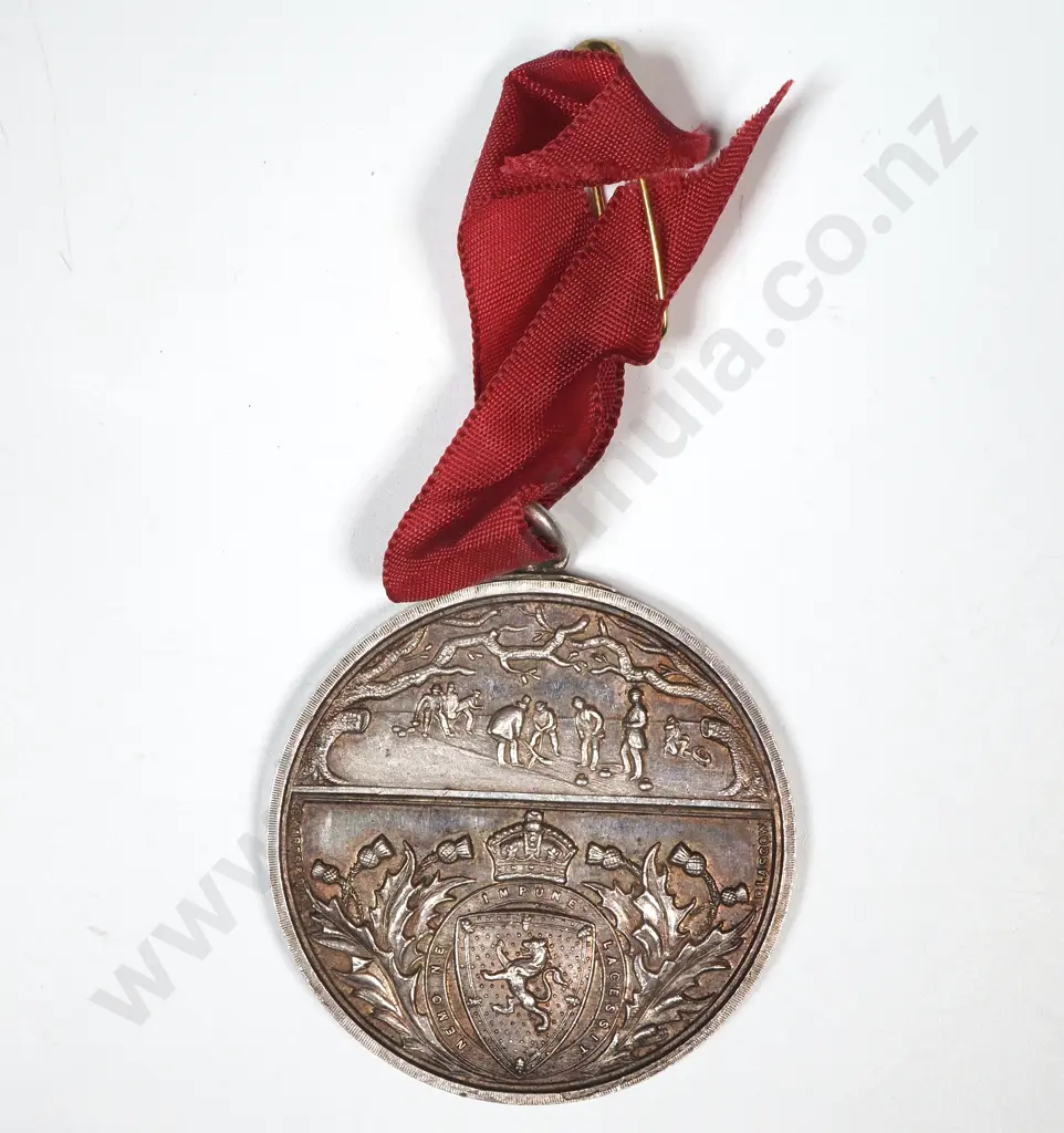 Royal Caledonian Curling Club Silver Medal - Unawarded  Image 1++