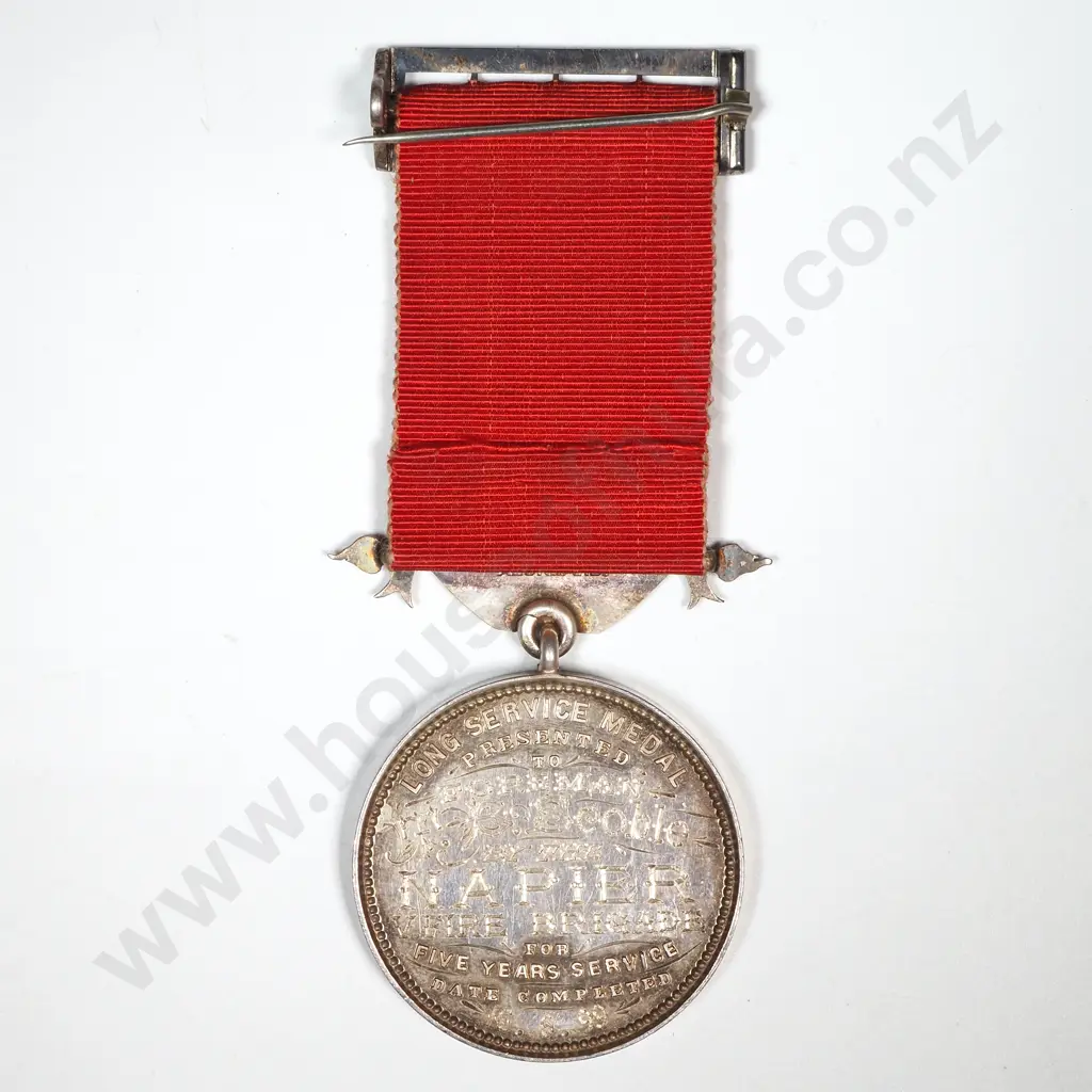 1899 Napier UFBA Long Service Medal to T Scoble - 42 Grams  Image 1++