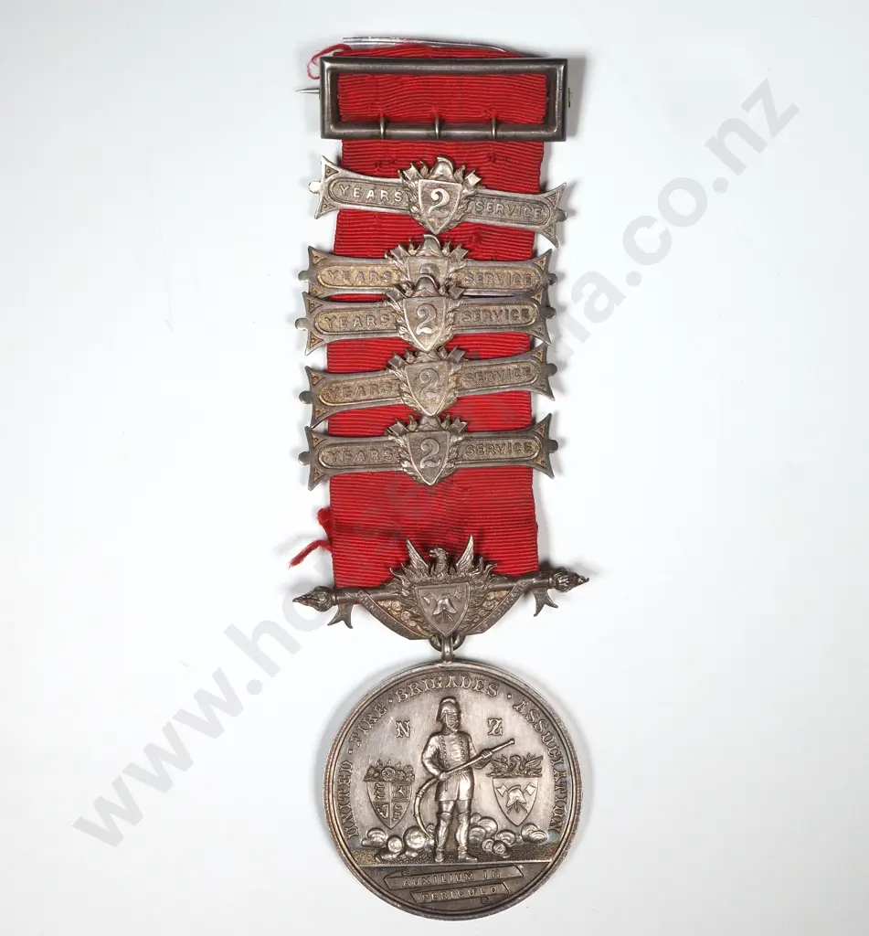 1889 Palmerston North UFBA Long Service Medal to W Browning - 61 Grams  Image 1++