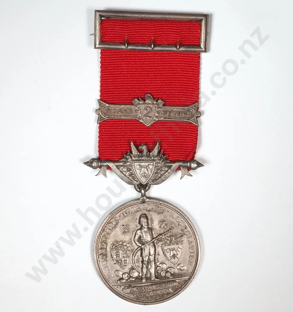 1917 UFBA long Service Medal to H Gurr - Awarded by NZ Government  Image 1++