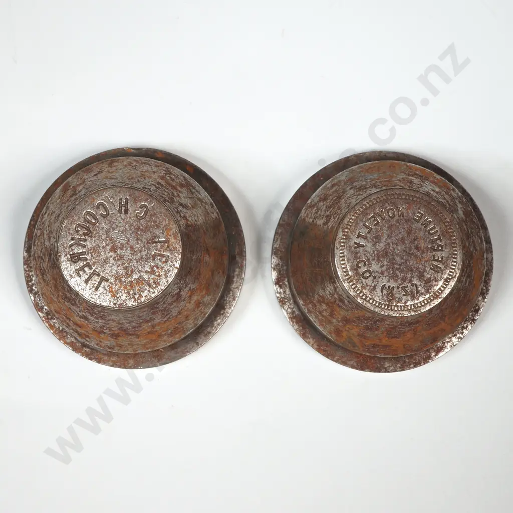 Two Vintage New Zealand Token Dies  Image 1++