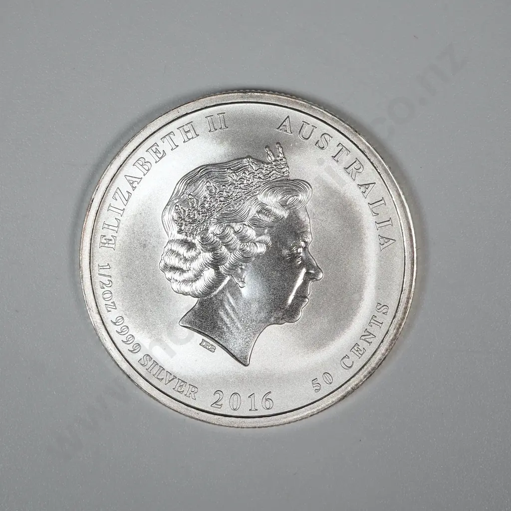 2016 Australia "1945 Victory in the Pacific" 50 Cent .999 Silver Coin 15.8 Grams Image 1++