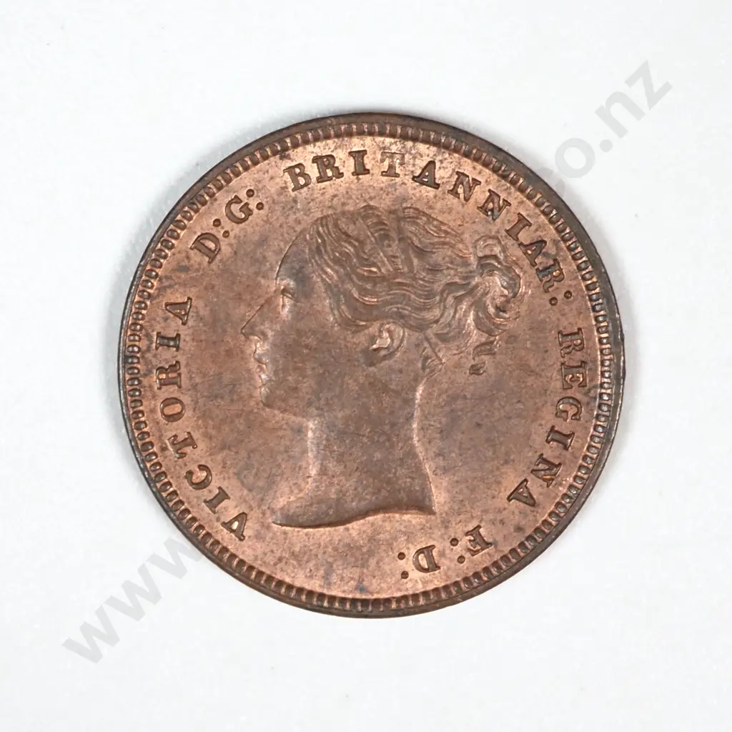 1844 United Kingdom Half Farthing AUNC CV $150 USD  Image 1++