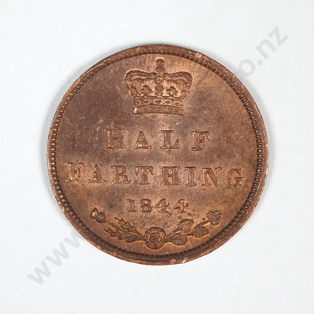 1844 United Kingdom Half Farthing - Some Mint Lustre  Image 1++