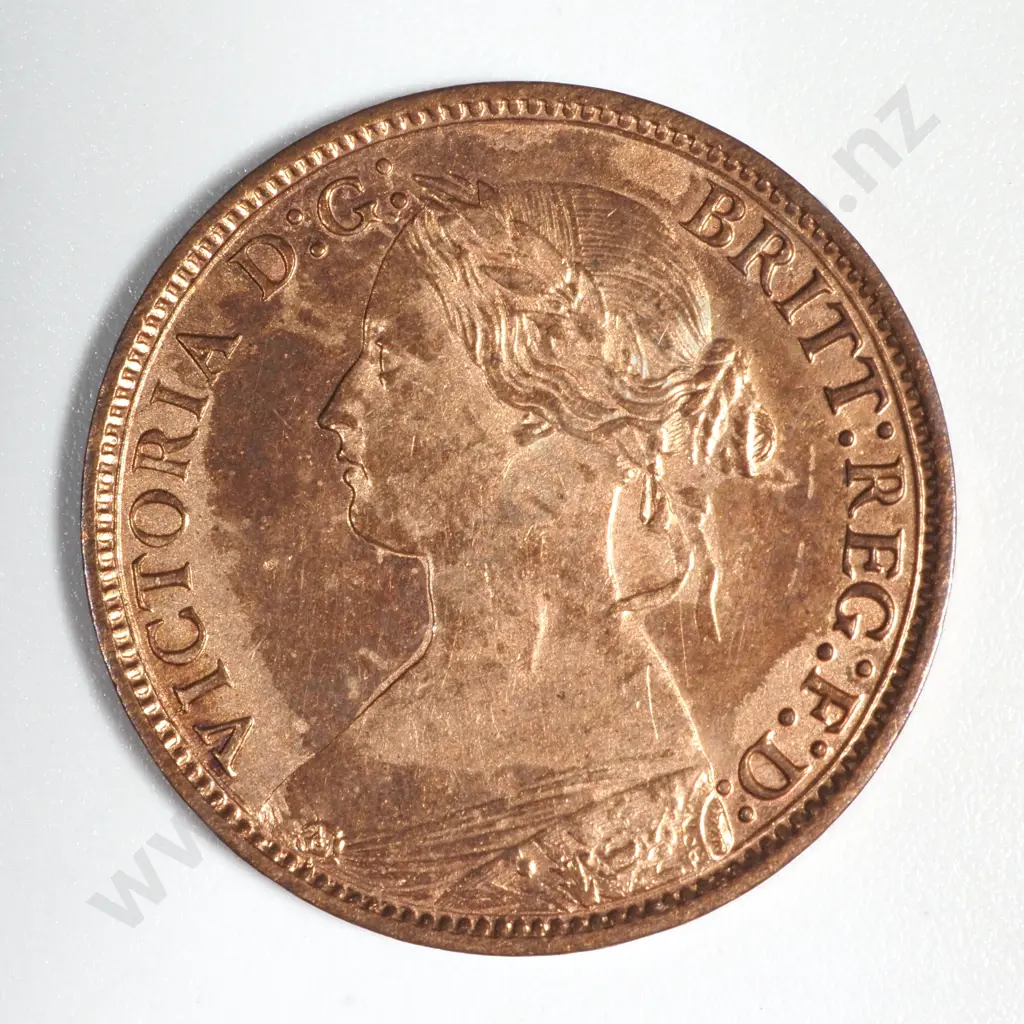 1869 United Kingdom Farthing EF CV USD $70  Image 1++
