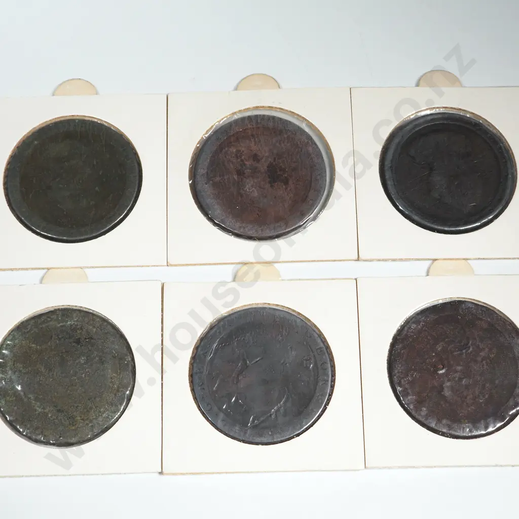 Six Cartwheel Pennies - Individually Carded Image 1++