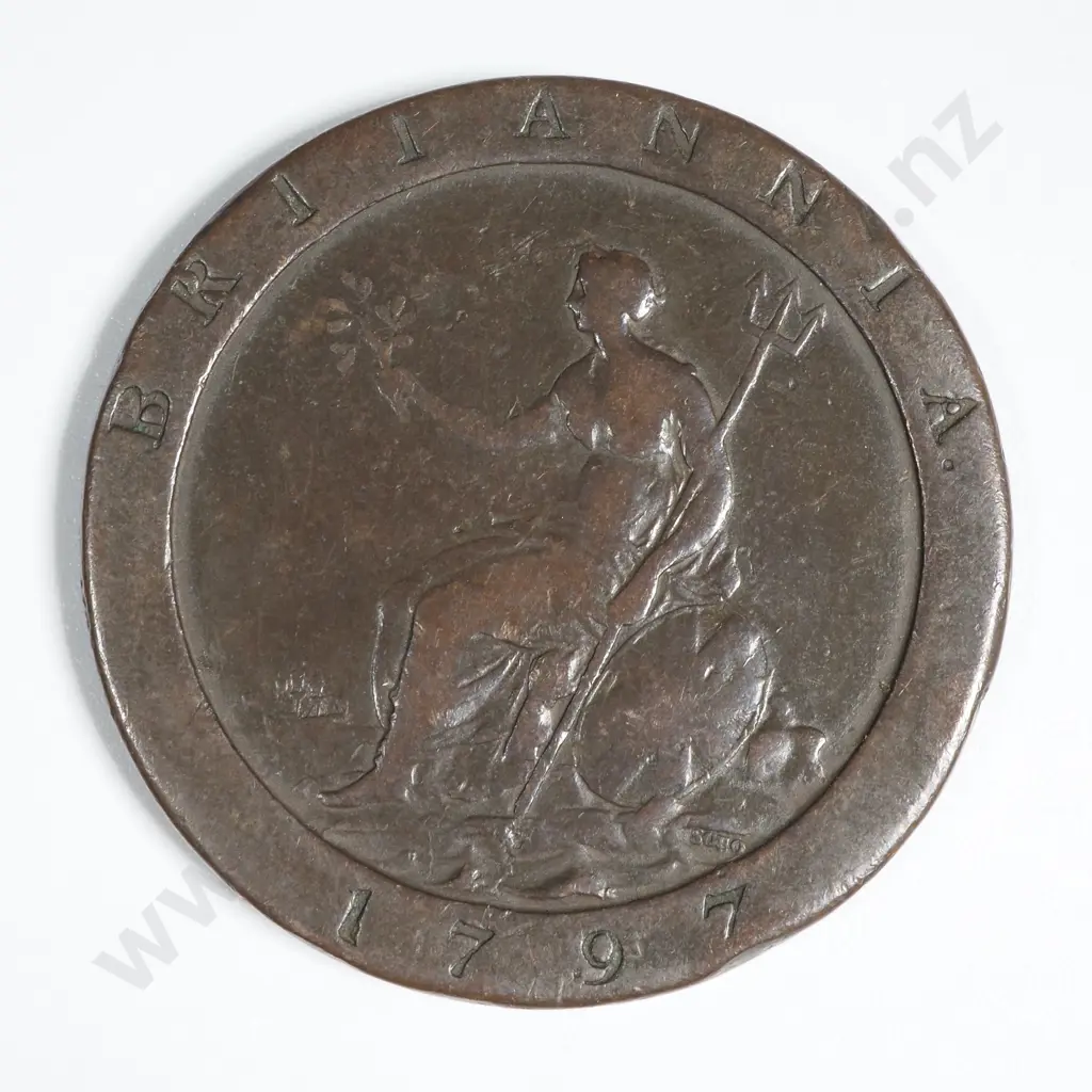 1797 British Cartwheel Penny  Image 1++