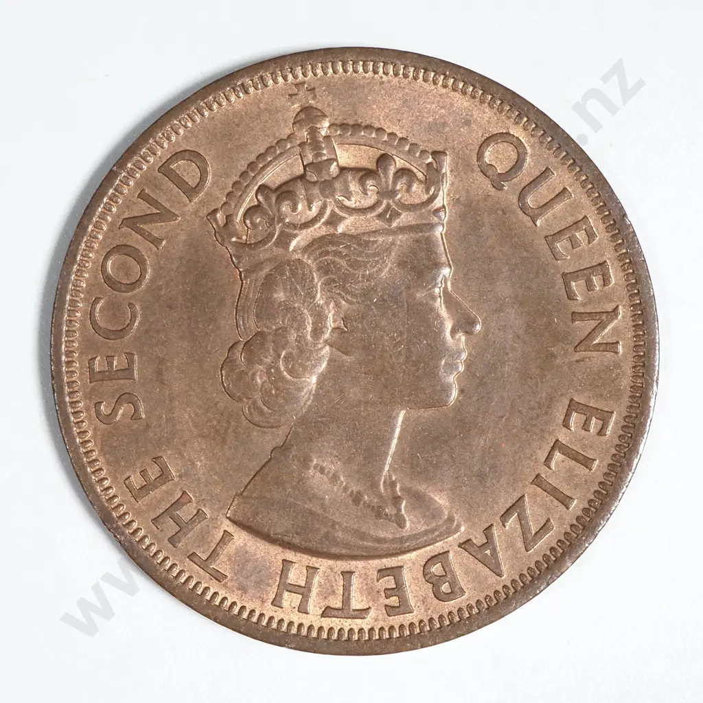 1945 Island of Jersey One Penny Coin w Mint Lustre  Image 1++