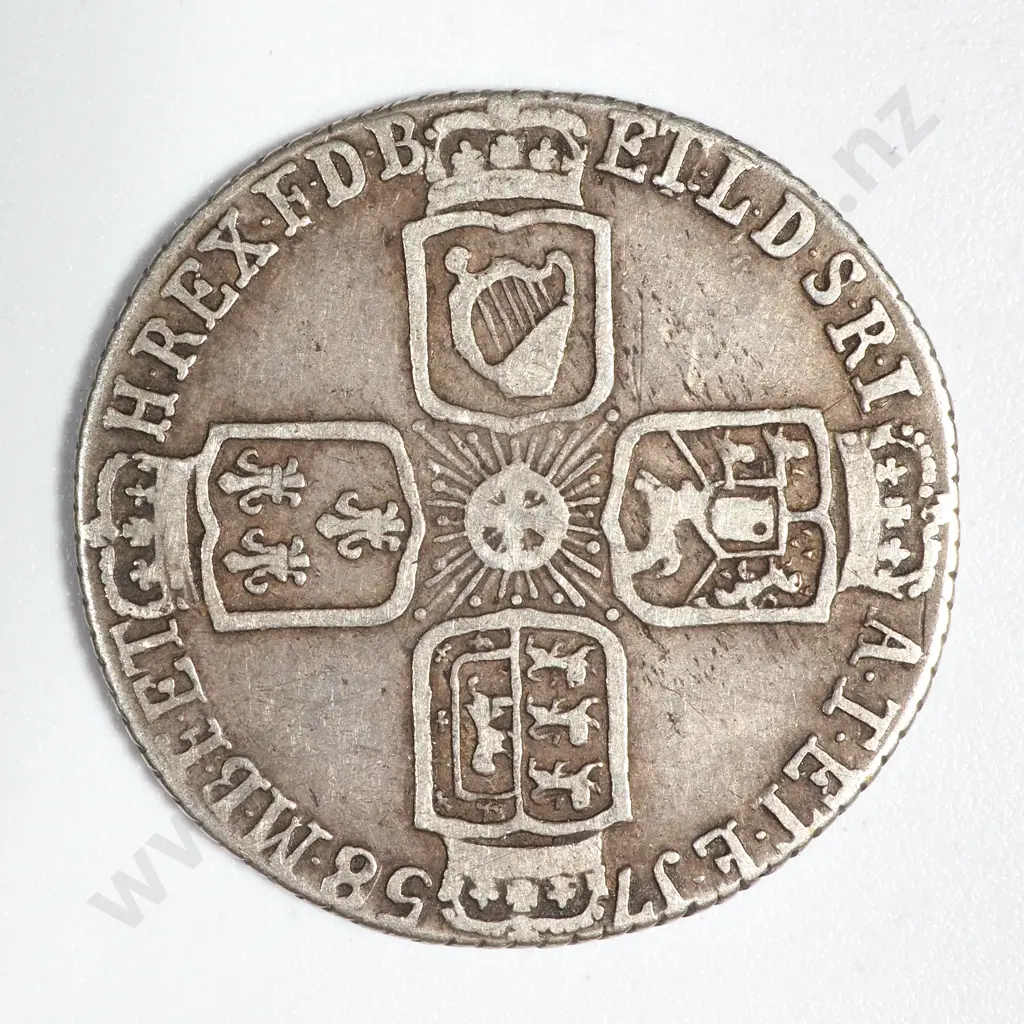 1758 Great Britain Sixpence - George II  Image 1++