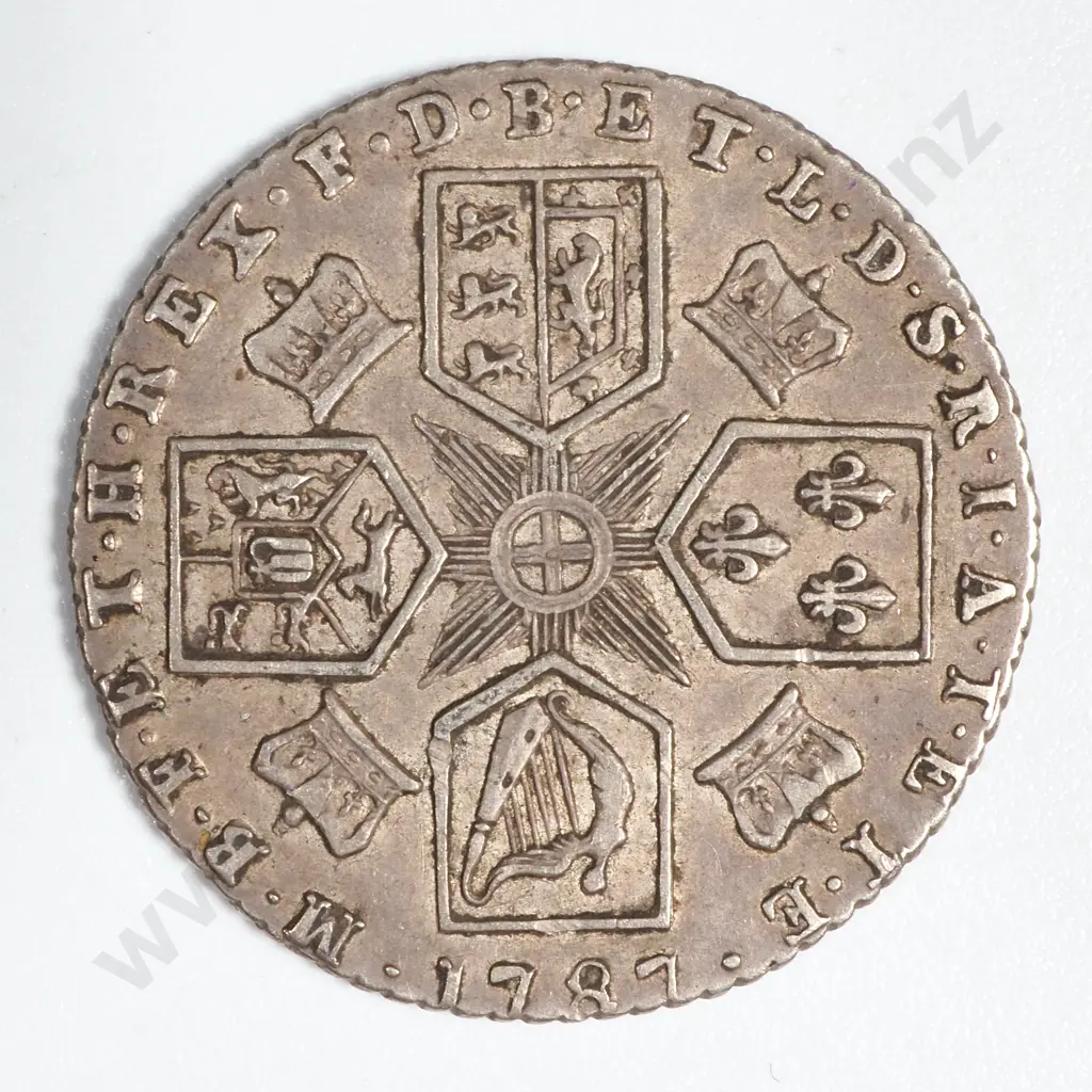 1787 United Kingdom George III Sixpence - Some Haymarking Image 1++