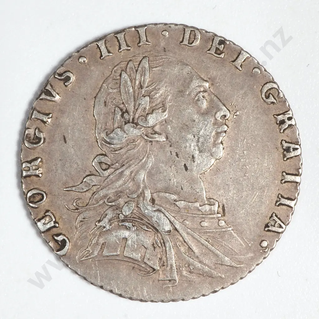 1787 United Kingdom George III Sixpence - Some Haymarking Image 1++