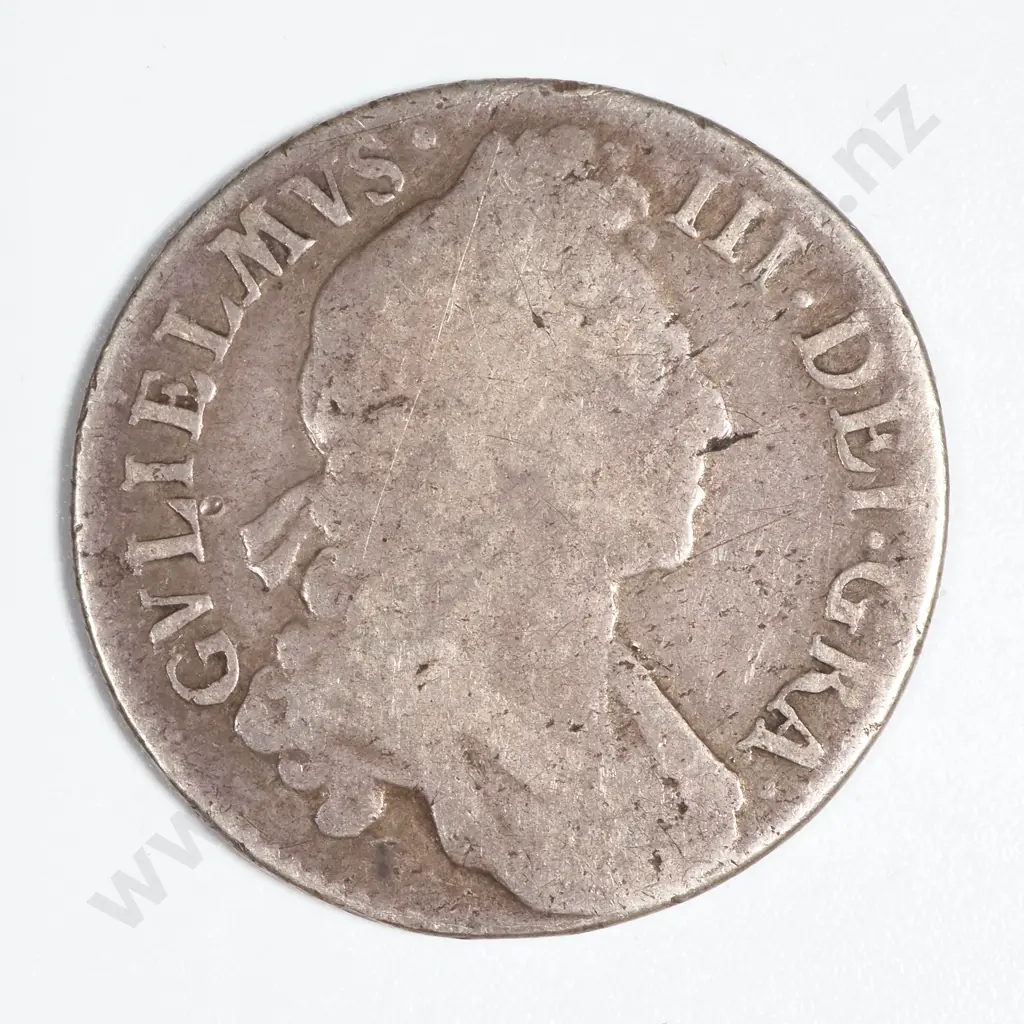 1697 United Kingdom William III Shilling  Image 1++