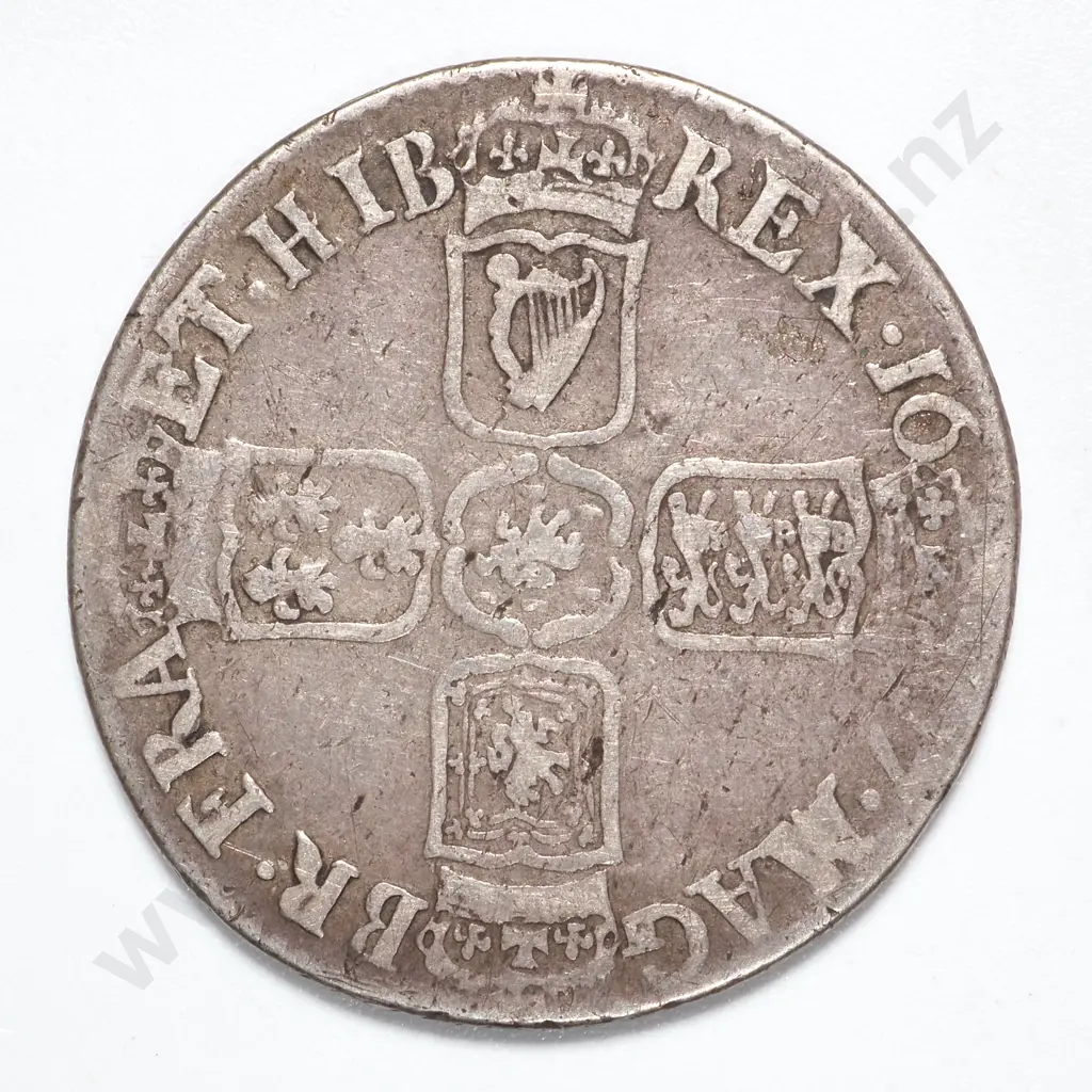 1697 United Kingdom William III Shilling  Image 1++
