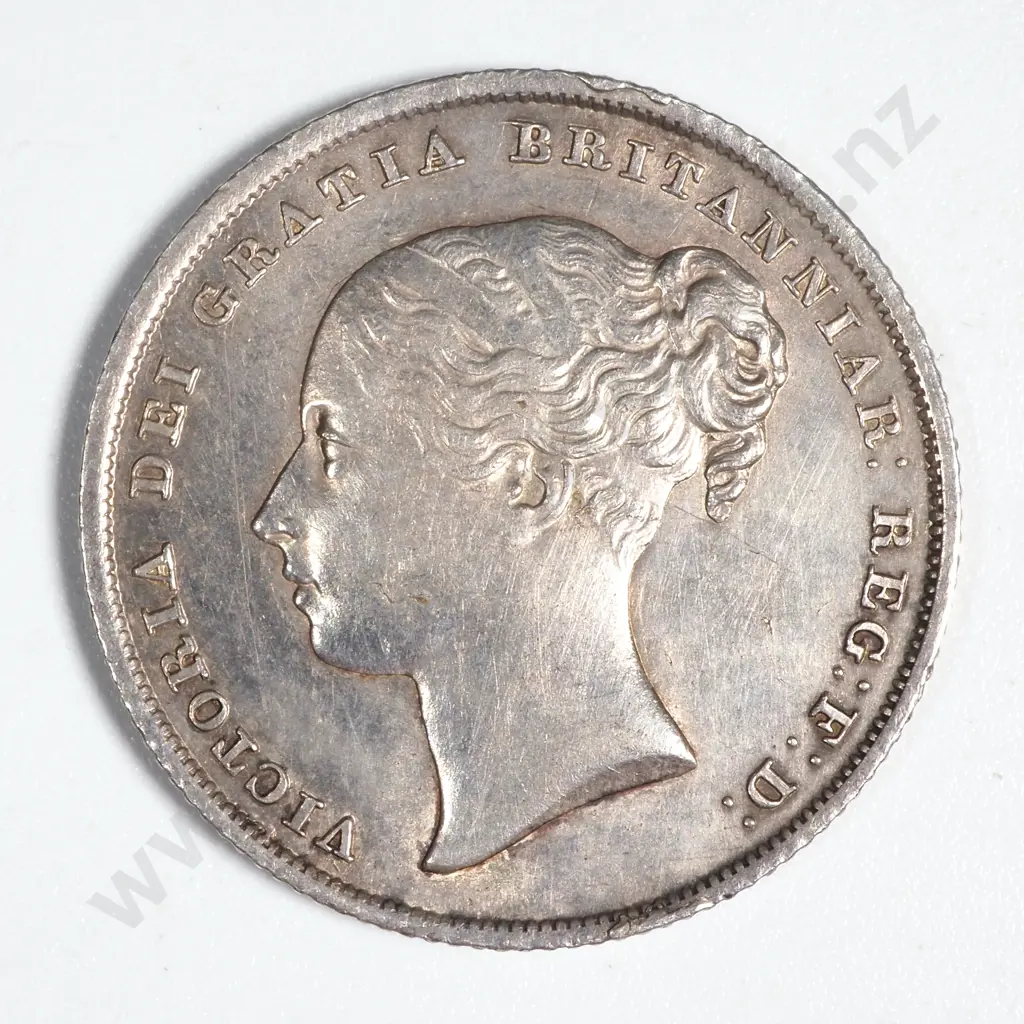1840 United Kingdom Shilling EF CV USD $280 Image 1++