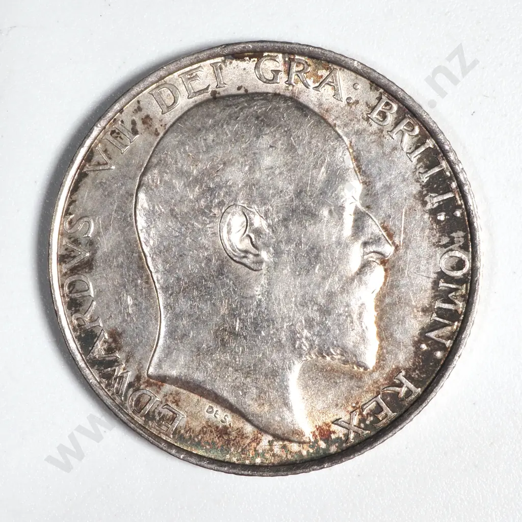 1902 United Kingdom Shilling EF CV USD $80 Image 1++