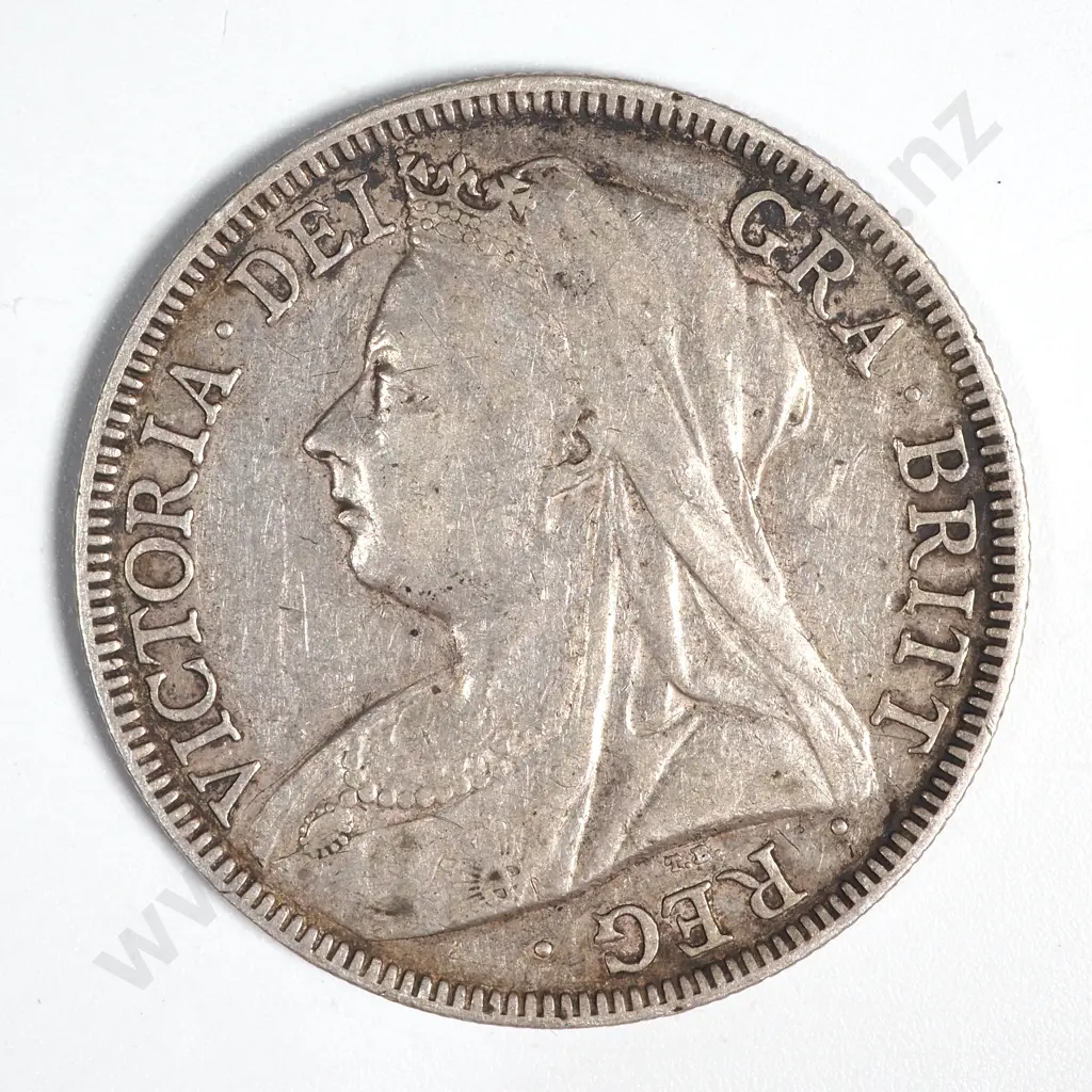 1896 United Kingdom Half Crown - Better Grade  Image 1++