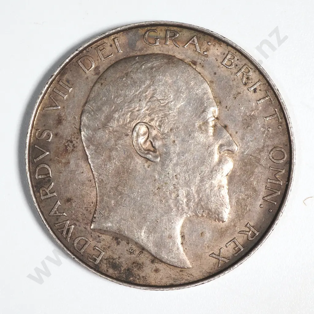 1906 United Kingdom Halfcrown EF CV USD $300 Image 1++