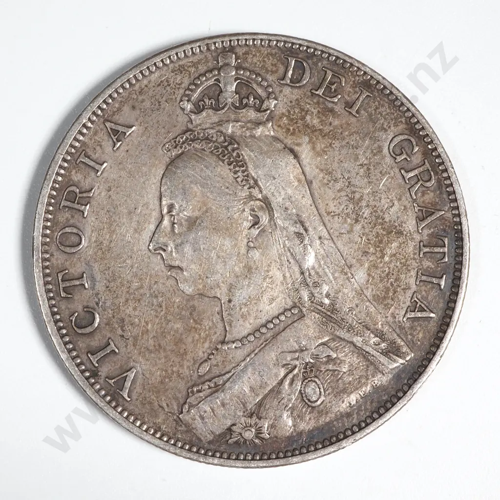 1889 United Kingdom Double Florin  Image 1++