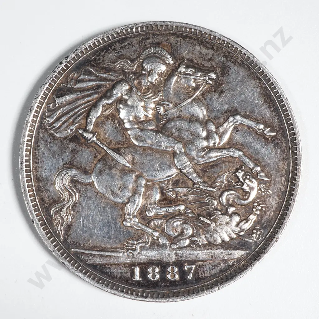 1887 United Kingdom Crown Image 1++
