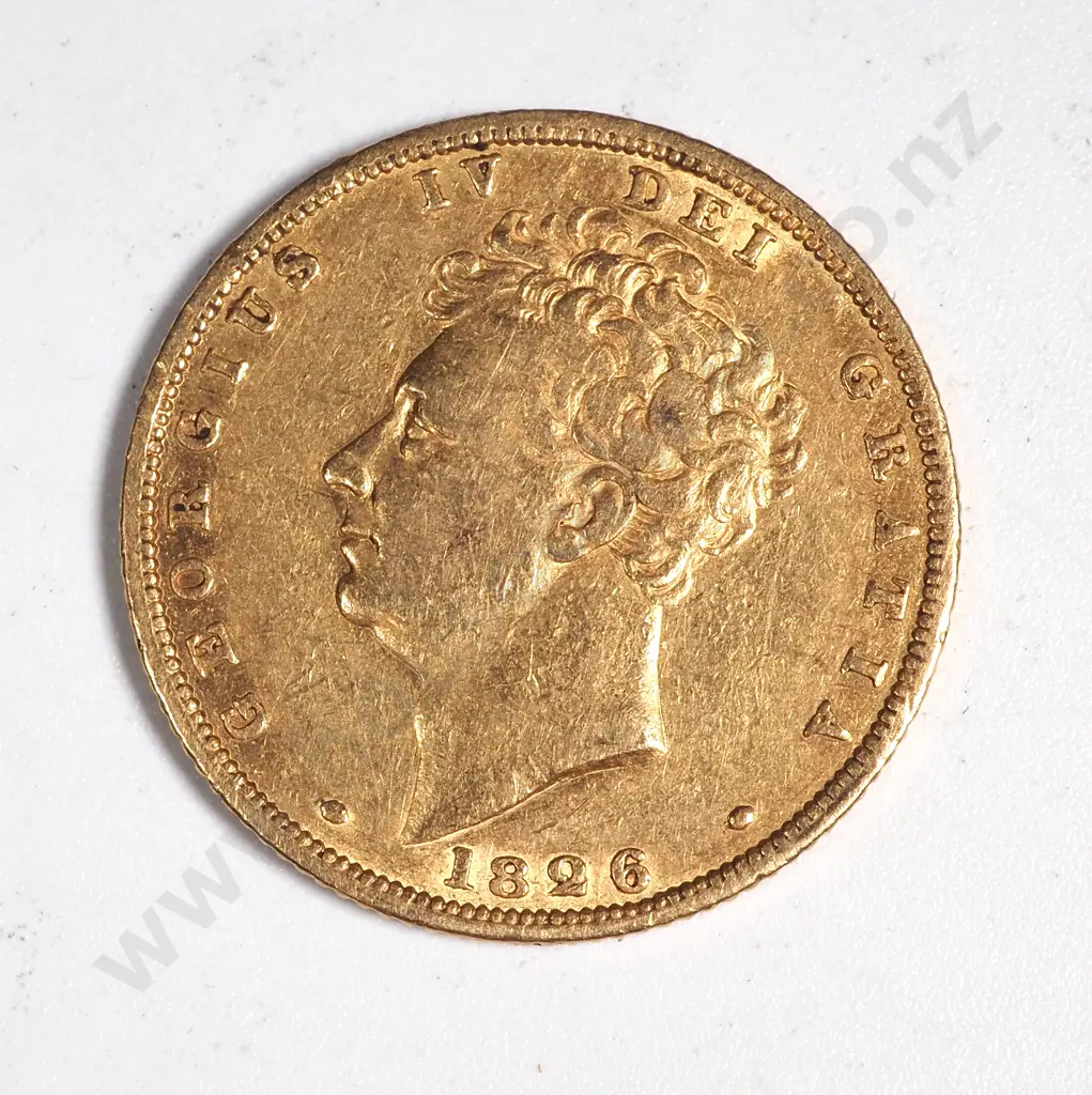 1826 Full Gold Sovereign  Image 1++