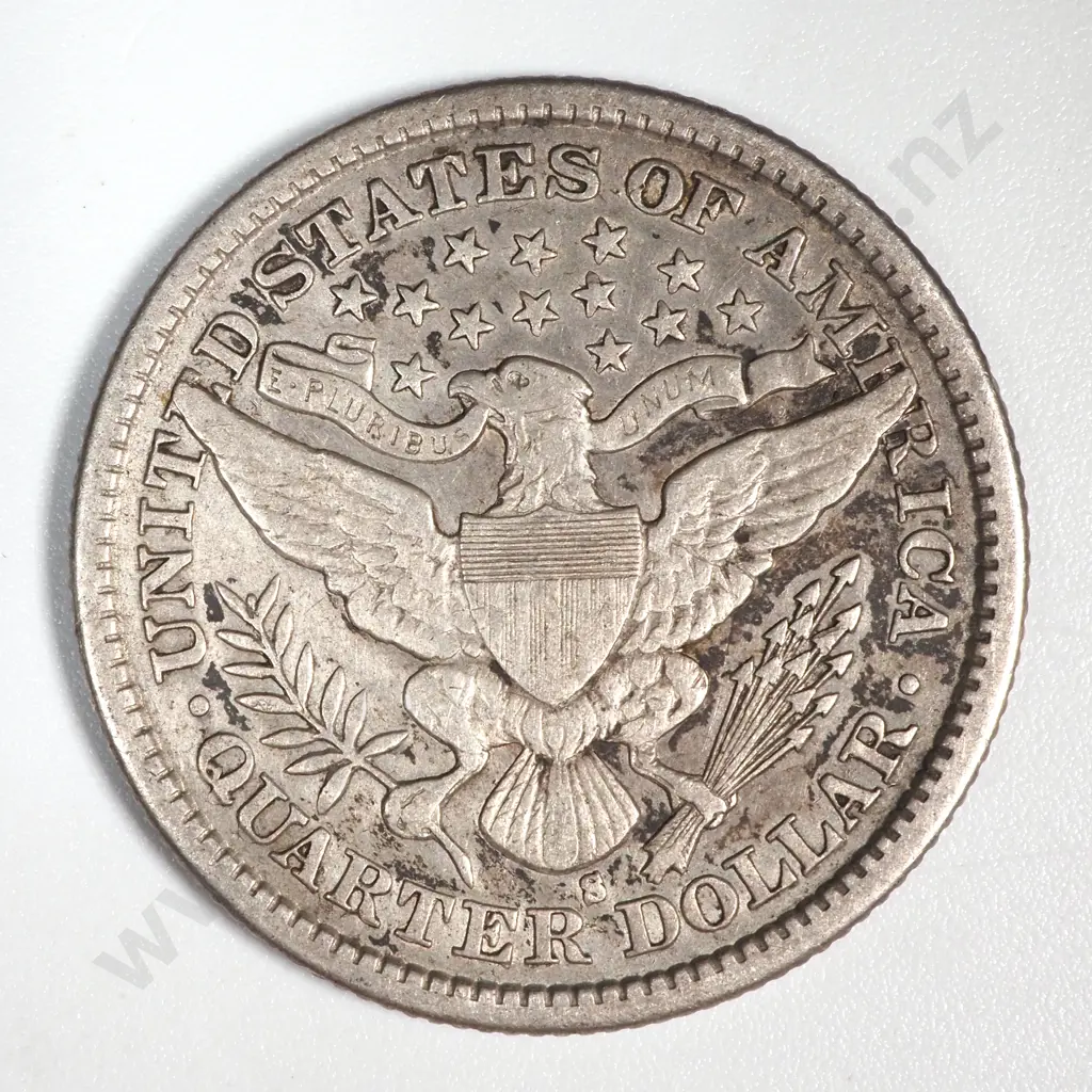 1900 United States of America Quarter Dollar Image 1++