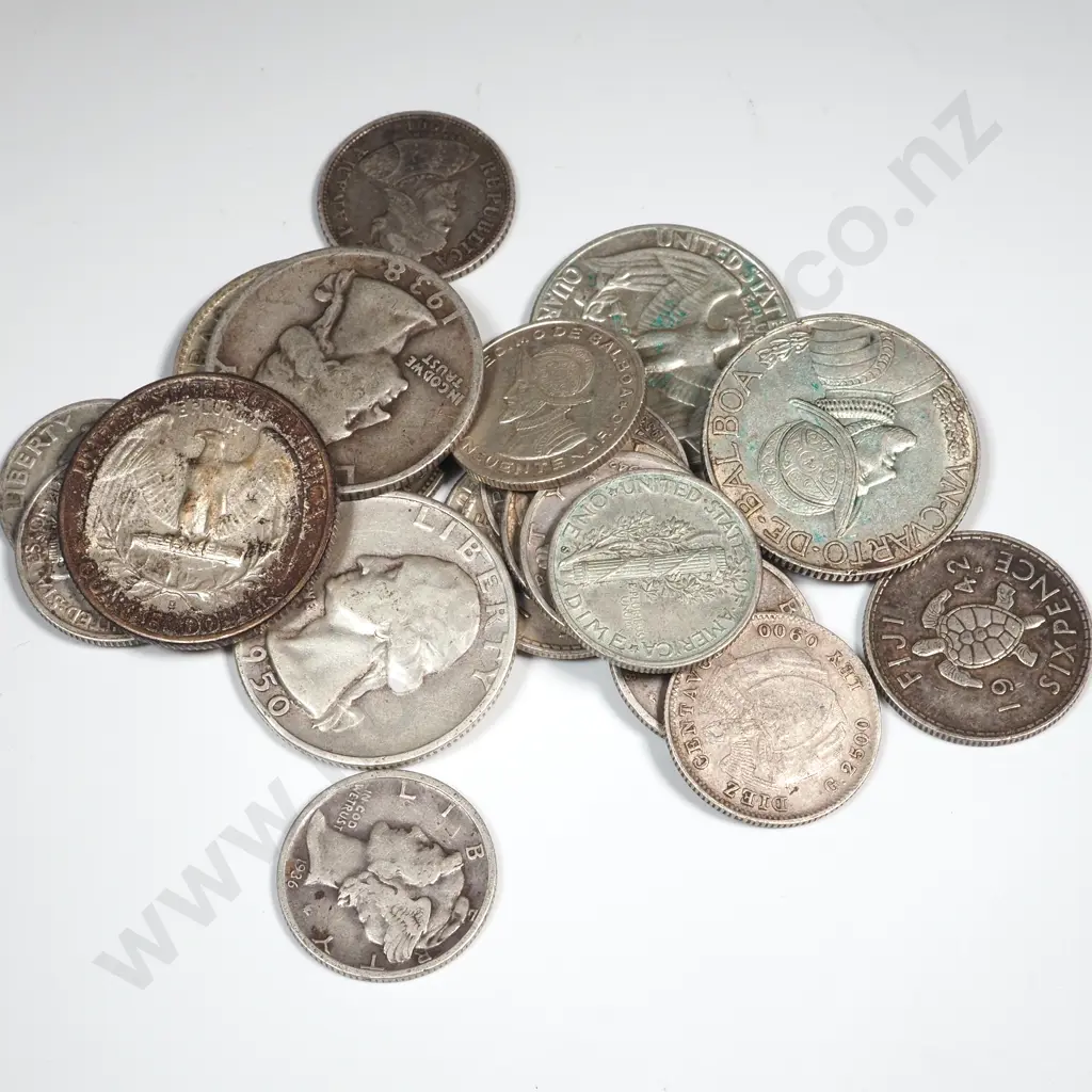 85.2 Grams of International 90% Silver Coinage  Image 1++