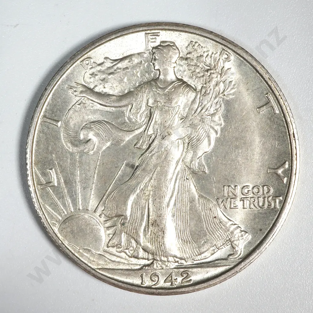 1942 Untied States of America Liberty Half Dollar - UNC  Image 1++