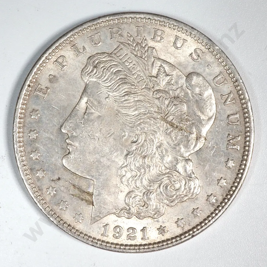 1921 s United States of America Morgan Silver Dollar  Image 1++