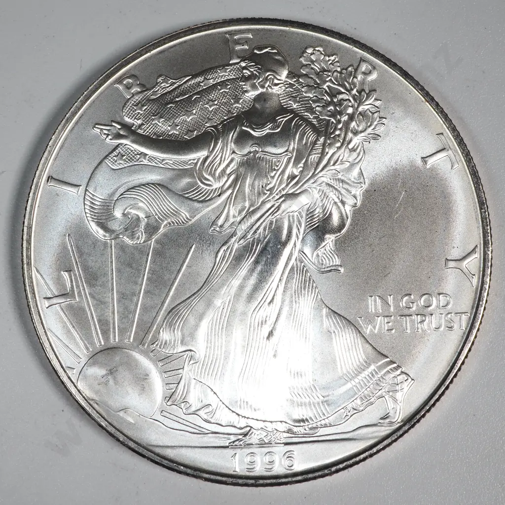 1996 Silver Liberty Dollar - One Ounce  Image 1++