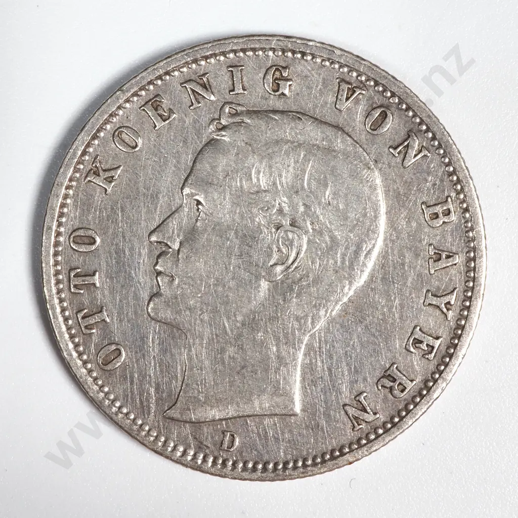 1908 German Two Mark Silver Coin - Better Grade  Image 1++