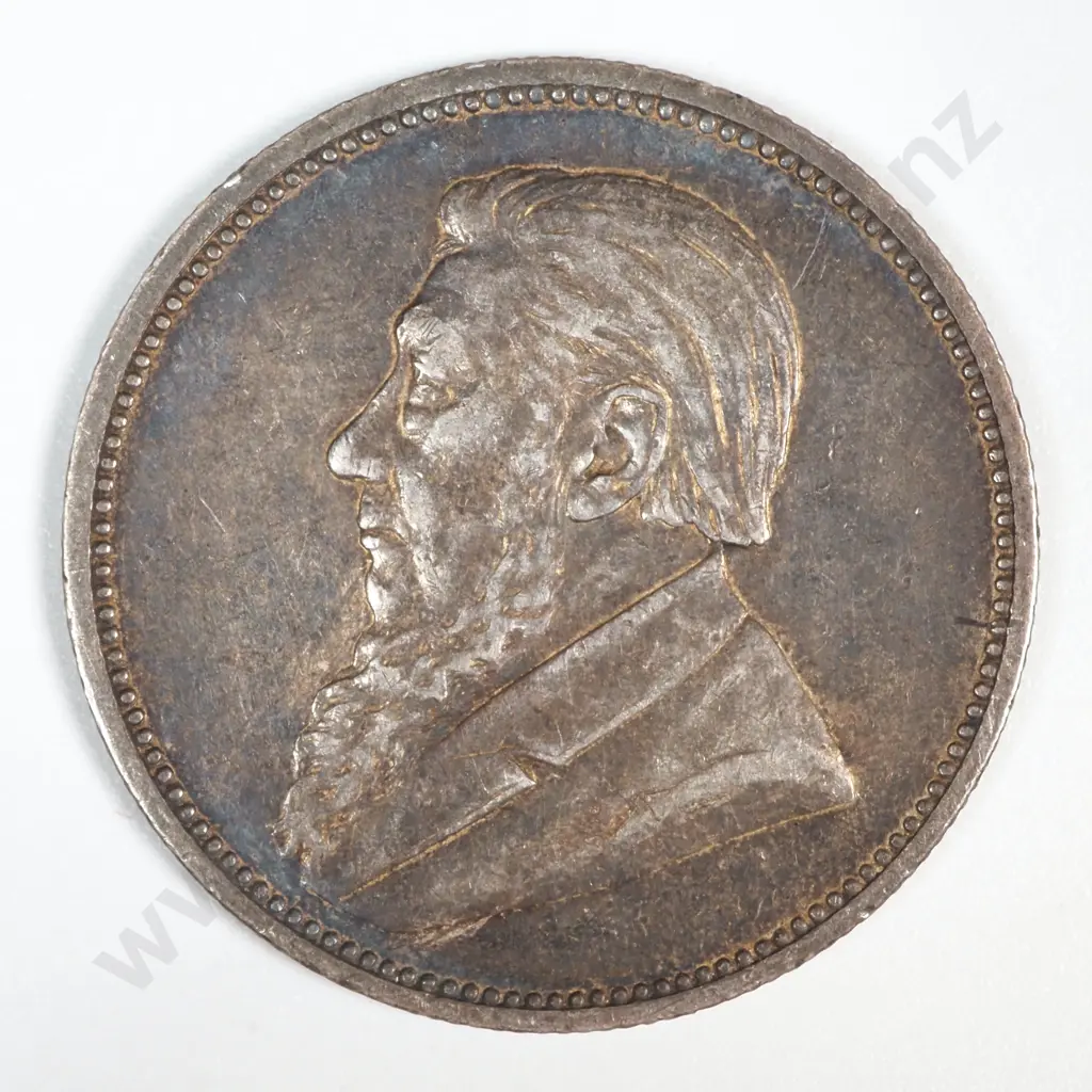 1892 South Africa Two Shillings - First Year - Nice Toning  Image 1++