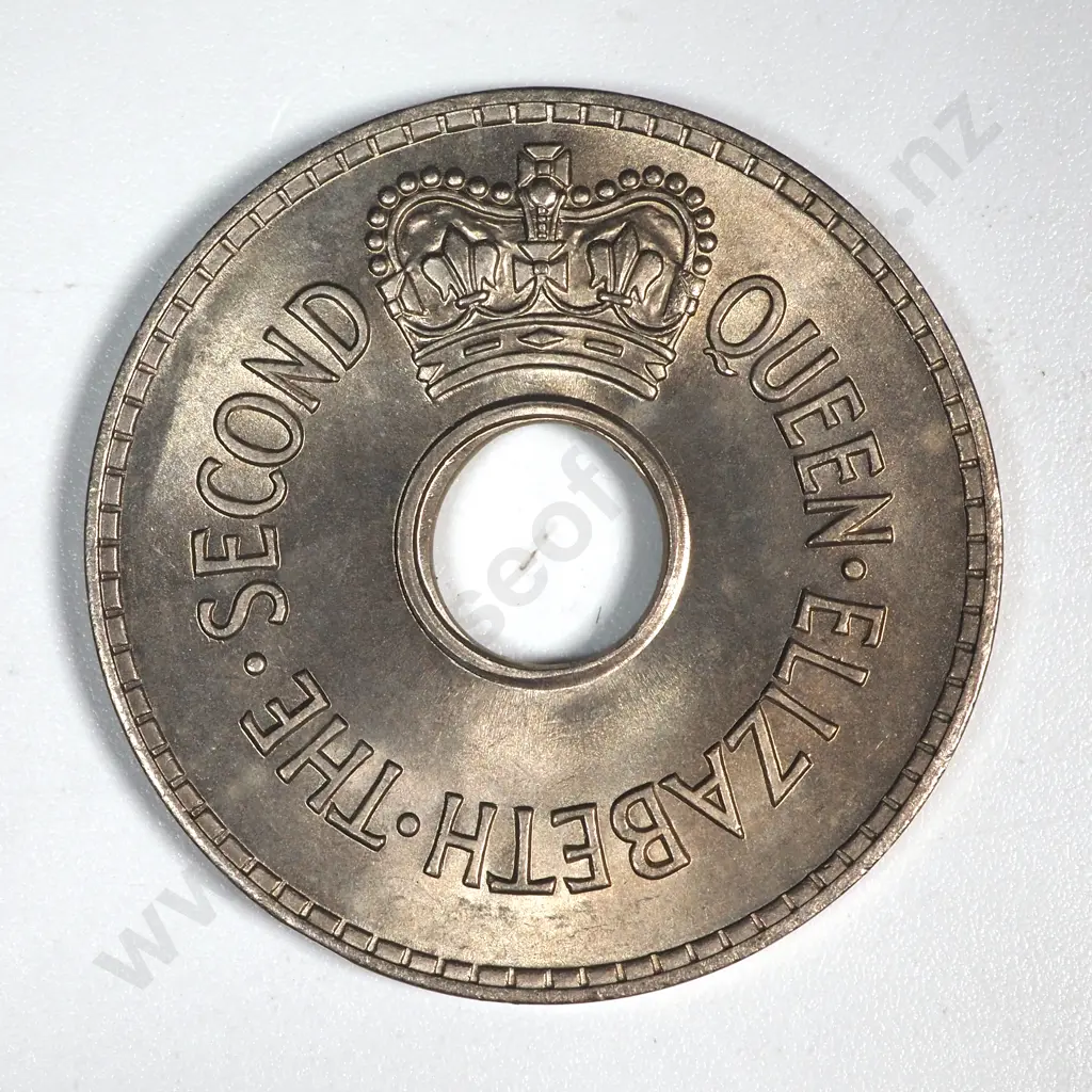 1954 Fiji Penny - Superb Coin  Image 1++