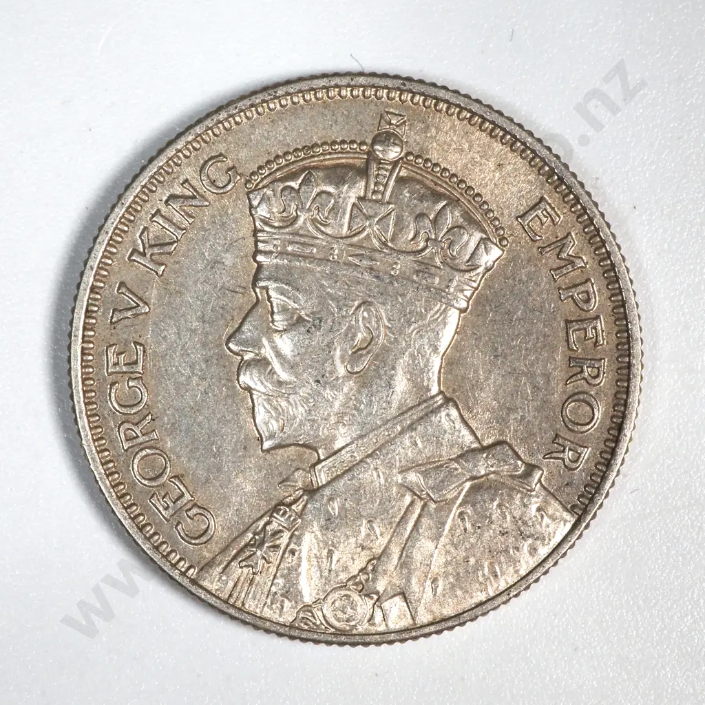 1935 Fiji Shilling - Nice Coin - A few Very Light Scratches  Image 1++