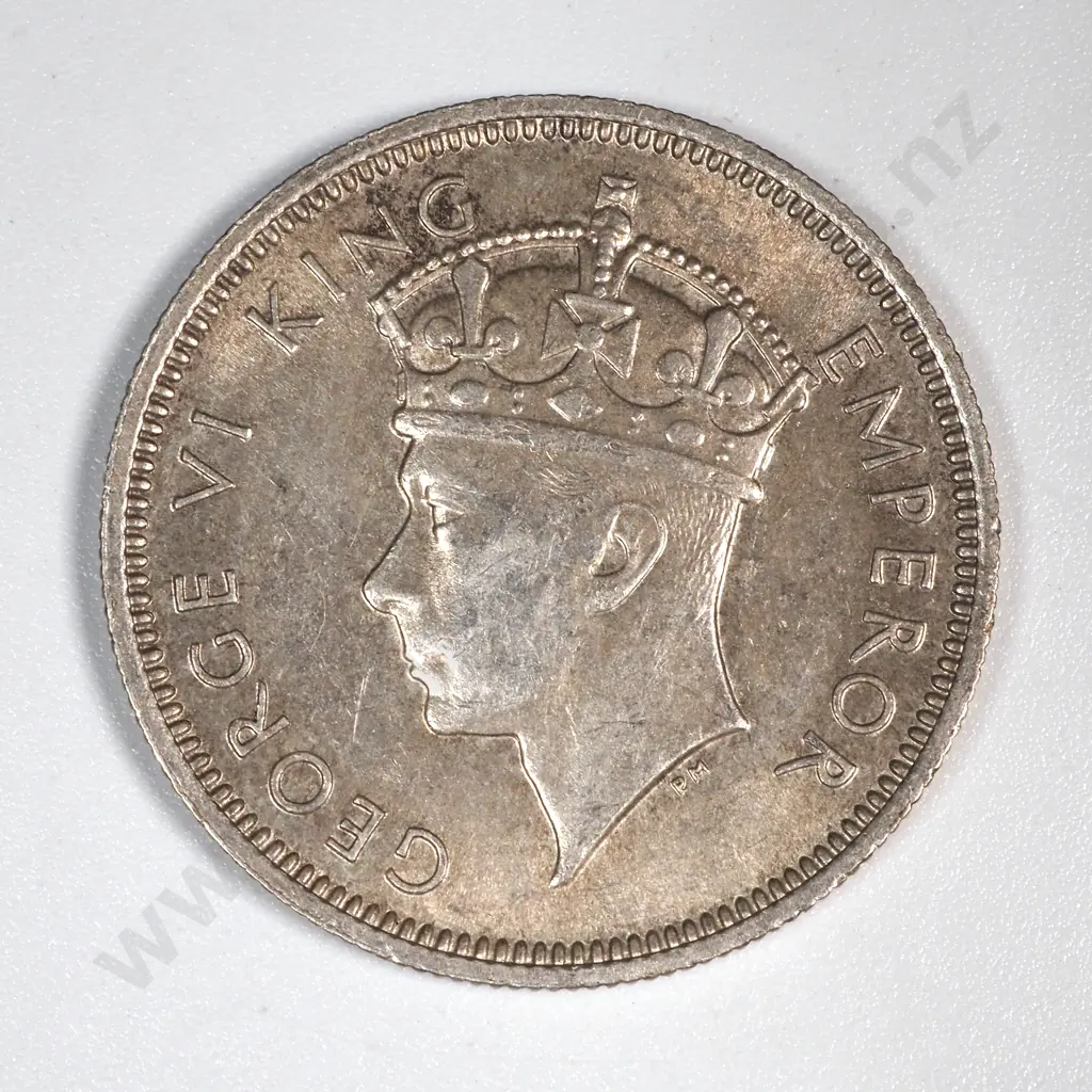1937 Fiji Shilling = Attractive High Grade Low Mintage Coin Image 1++