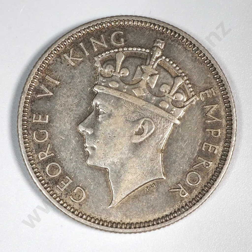 1937 Fiji Florin - Large Head - Low Mintage of 30,000 Image 1++