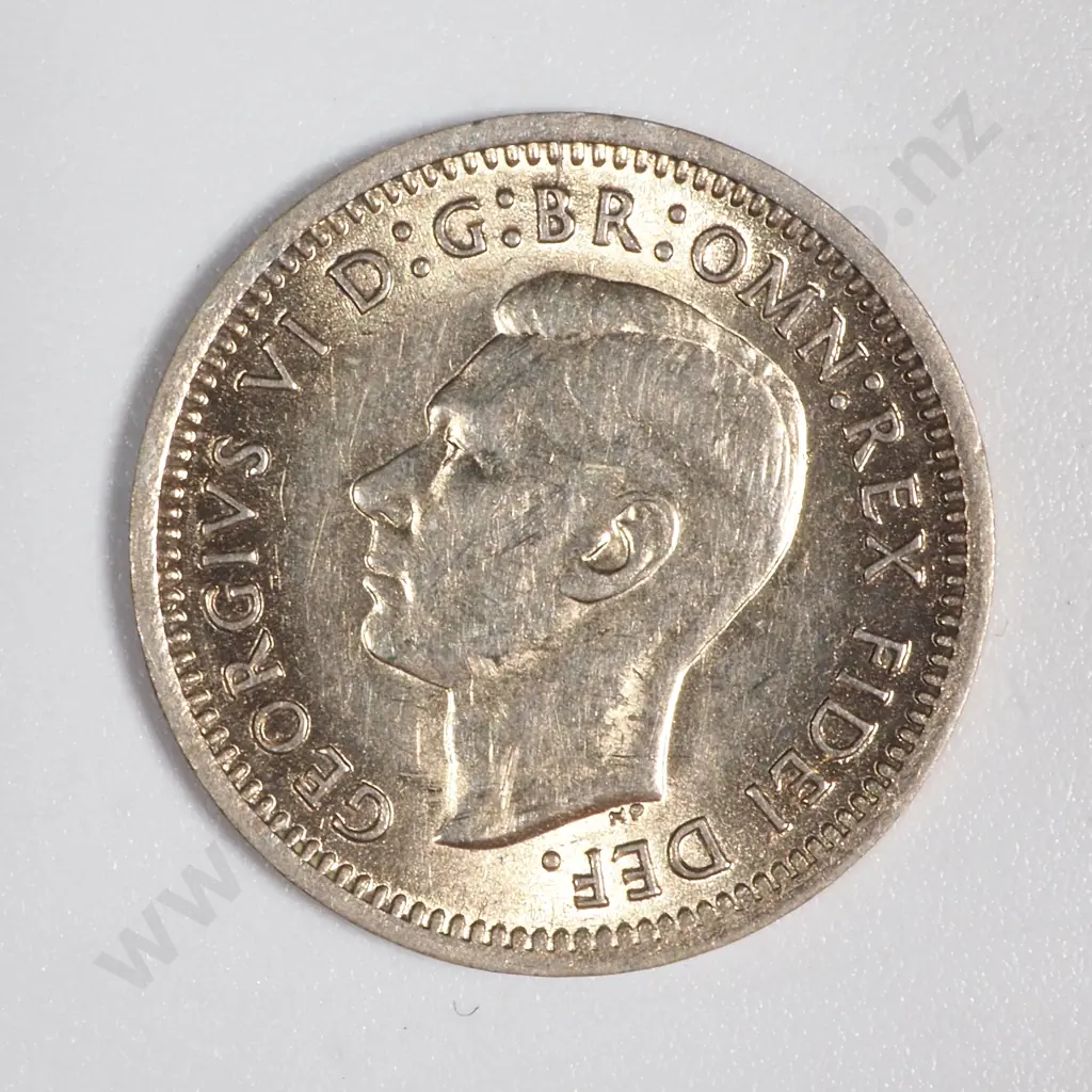 1951 Australia UNC Threepence Coin Image 1++
