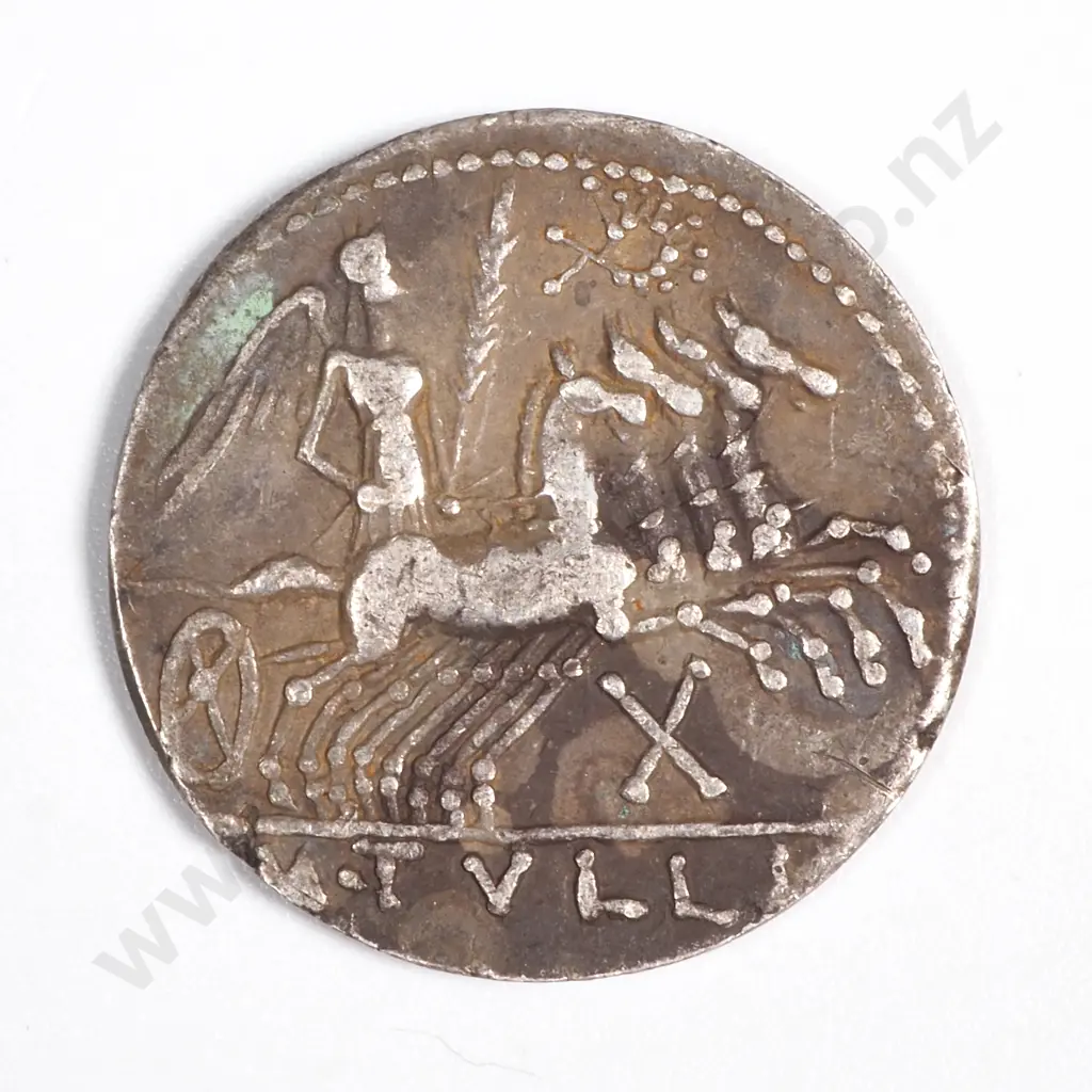 Ancient Roman Republican Denarius C 120 BC  Image 1++